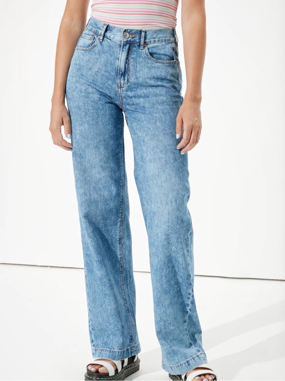 American Eagle Skater Jean 28x30 high waisted straight leg boyfriend
